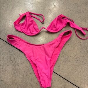 Vibrant Pink Bikini Set